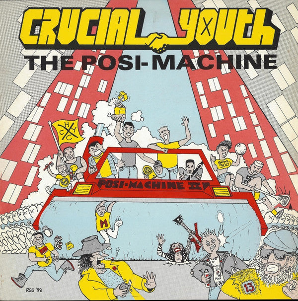 Crucial Youth : The Posi-Machine (LP,Album)