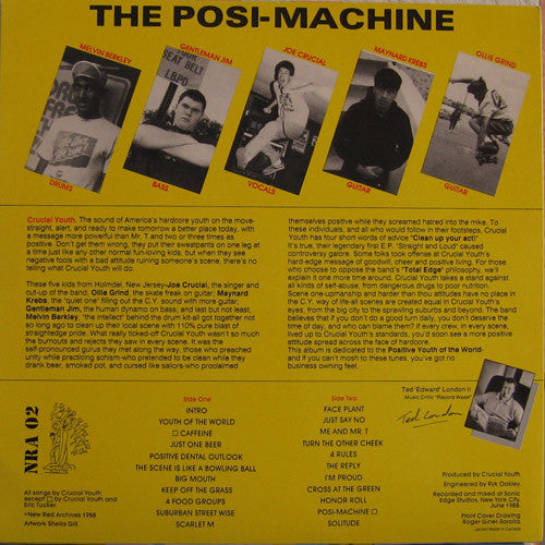 Crucial Youth : The Posi-Machine (LP,Album)