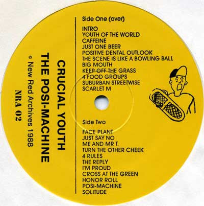 Crucial Youth : The Posi-Machine (LP,Album)