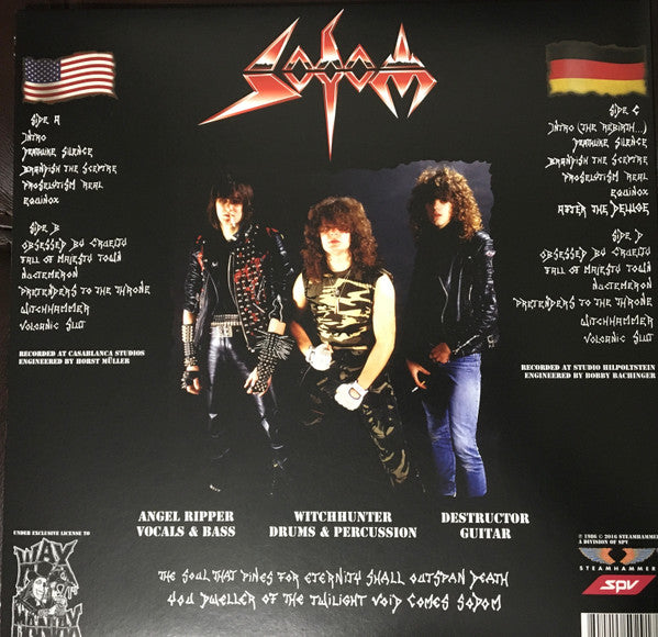 Sodom : Obsessed By Cruelty (LP,Album,Limited Edition,Reissue,Remastered)