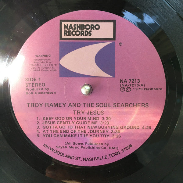 Troy Ramey & The Soul Searchers : Try Jesus (LP)