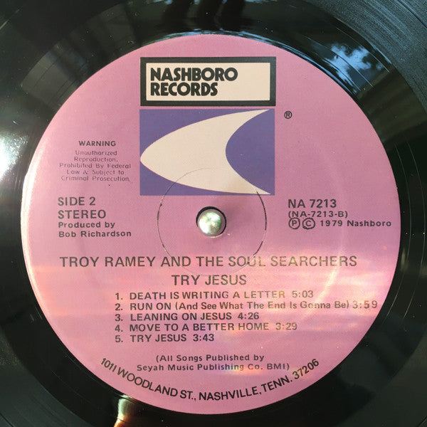 Troy Ramey & The Soul Searchers : Try Jesus (LP)