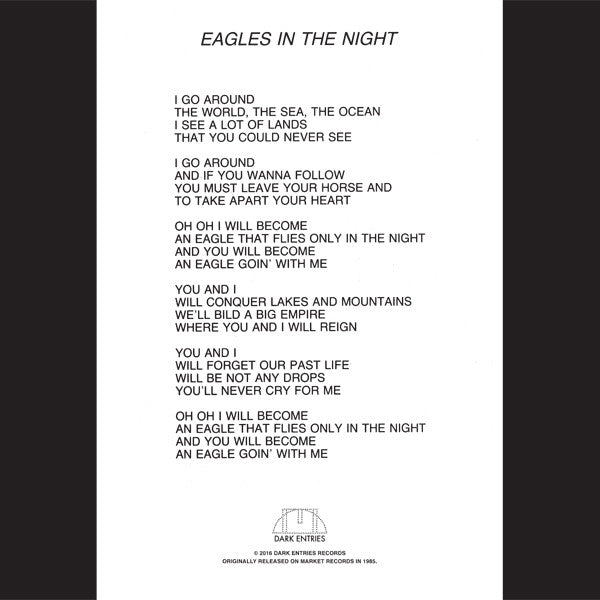 Dario Dell'Aere : Eagles In The Night (12",45 RPM,Reissue,Remastered)