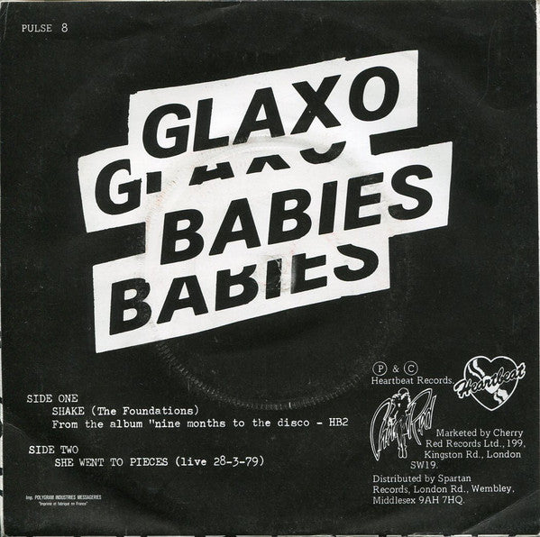 Glaxo Babies : Shake! (7", Single)