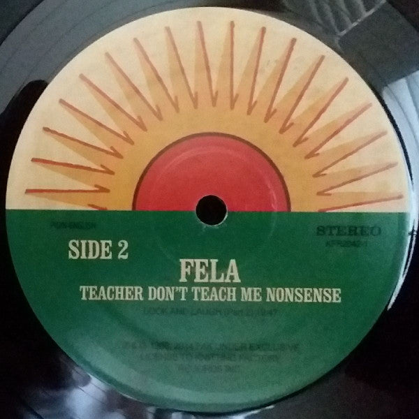 Fela Kuti : Teacher Don't Teach Me Nonsense (LP,Reissue)