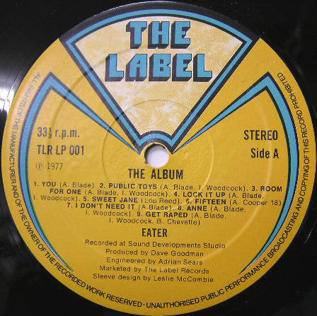 Eater (2) : The Album (LP,Album,Stereo)