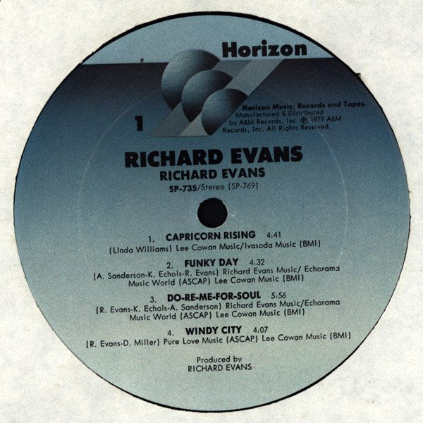Richard Evans (2) : Richard Evans (LP, Album, Ter)