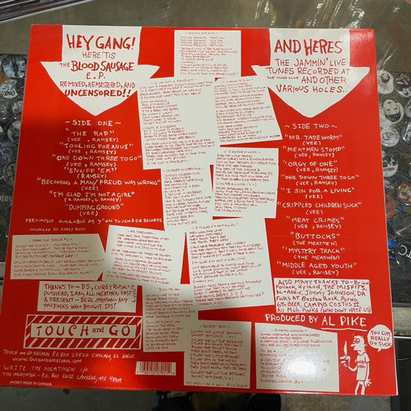 Meatmen : We're The Meatmen And You Suck (LP,Repress)