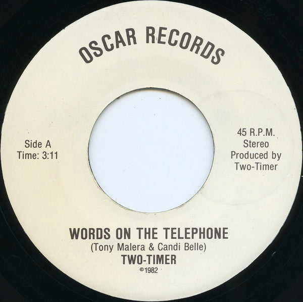 Two-Timer : Words On The Telephone / Shake It Right (7")
