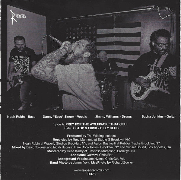 The Wilding Incident : Prey For The Wolfpack (7", EP, Ltd)