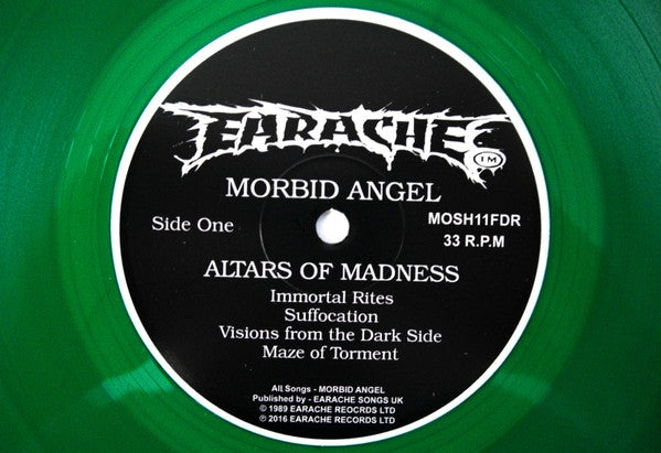 Morbid Angel : Altars Of Madness (LP,Album,Limited Edition,Reissue,Remastered)