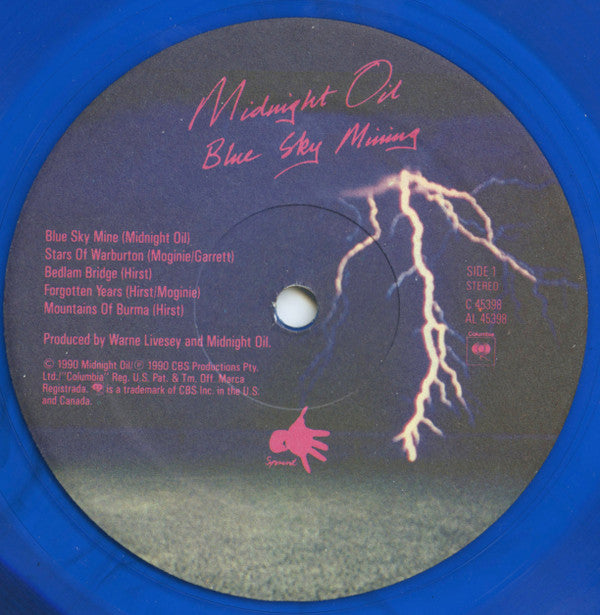 Midnight Oil : Blue Sky Mining (LP,Album,Limited Edition)