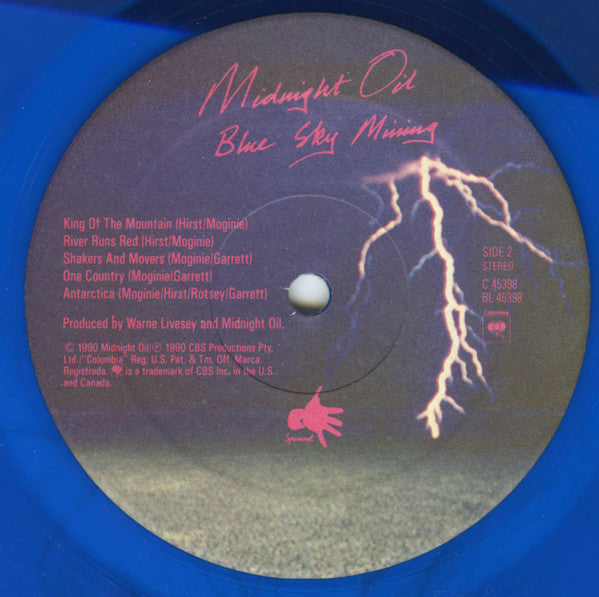 Midnight Oil : Blue Sky Mining (LP,Album,Limited Edition)