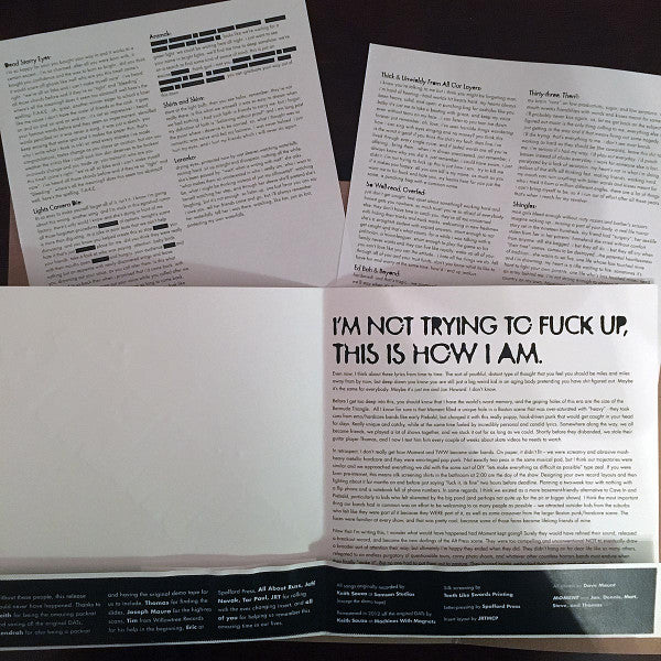 Moment (2) : Thick And Unwieldy From All Our Layers: A Complete Discography (LP,Compilation,Numbered,Remastered,Stereo)