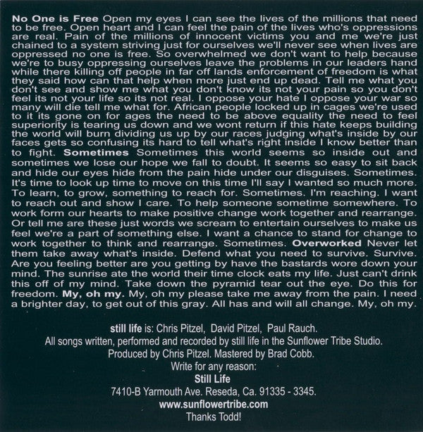 Still Life (2) : Limitations Boundaries And Failures  (CD, EP)