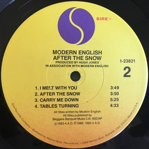 Modern English : After The Snow (LP,Album)