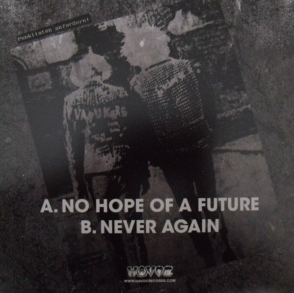 Varukers, The : No Hope Of A Future (7",45 RPM,Single,Reissue)