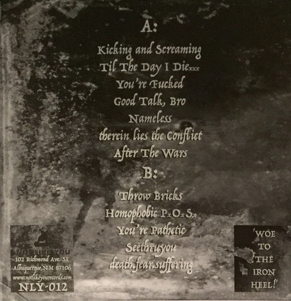 Fuck It...I Quit! : Demo (7",EP,Limited Edition)