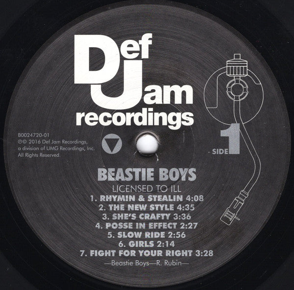 Beastie Boys : Licensed To Ill (LP,Album,Reissue)