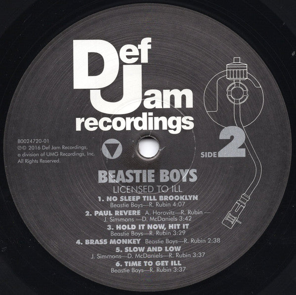 Beastie Boys : Licensed To Ill (LP,Album,Reissue)
