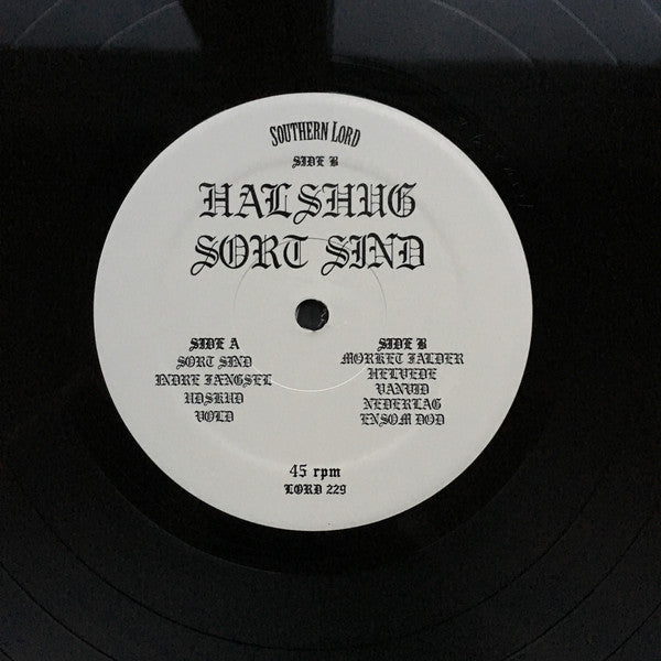 Halshug : Sort Sind (LP,45 RPM,Album)