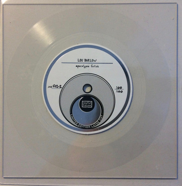 Lou Barlow : Apocalypse Fetish (Lathe, 7", Shape, S/Sided, Num, Cle)