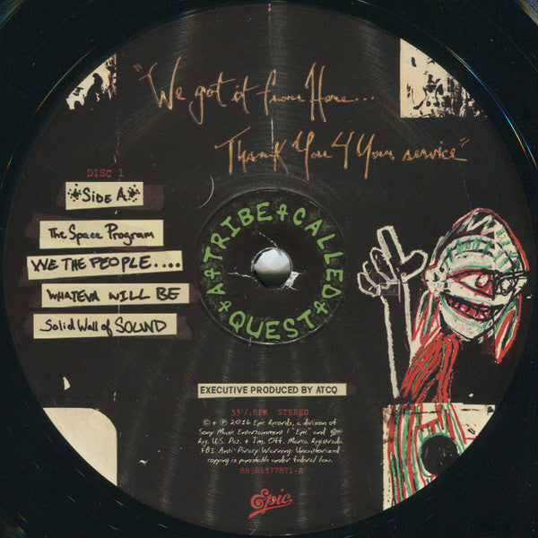 A Tribe Called Quest : We Got It From Here…. Thank You 4 Your Service (LP,Album)