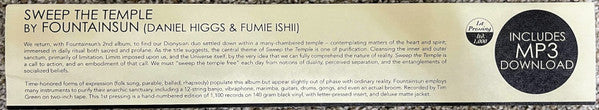 Fountainsun : Sweep The Temple (LP,Limited Edition,Numbered)