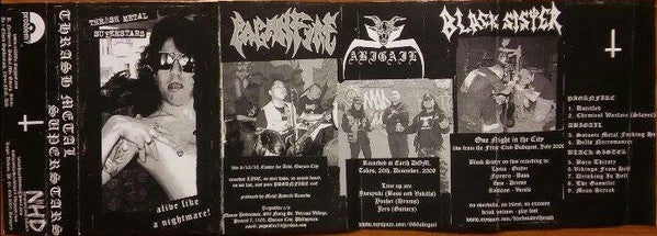 Abigail (3) / Paganfire / Black Sister : Thrash Metal Superstars (Cass, EP)
