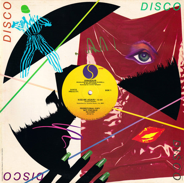 Dinosaur : Kiss Me Again (12",33 ⅓ RPM,Promo)