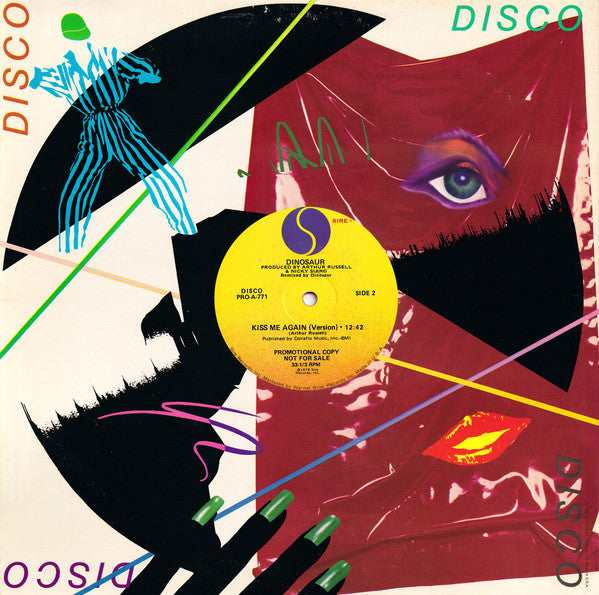 Dinosaur : Kiss Me Again (12",33 ⅓ RPM,Promo)