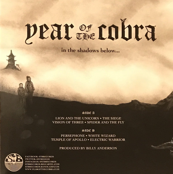 Year of the Cobra : ...In The Shadows Below (LP,Album,Limited Edition)