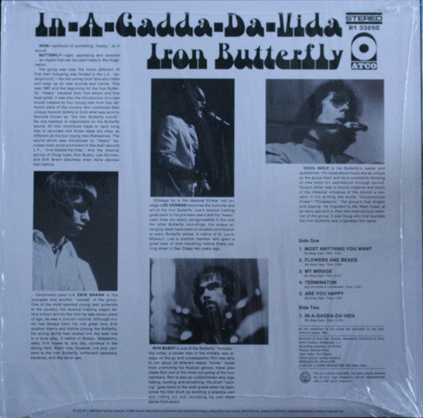Iron Butterfly : In-A-Gadda-Da-Vida (LP,Album,Limited Edition,Reissue)