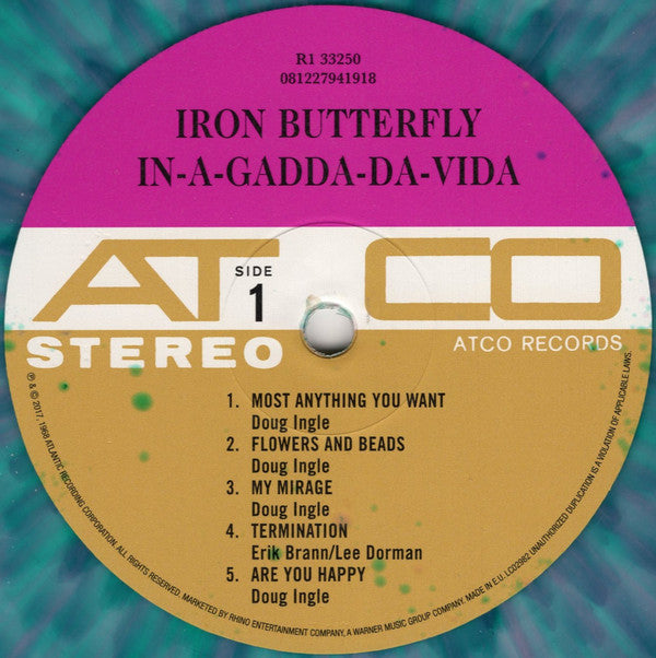 Iron Butterfly : In-A-Gadda-Da-Vida (LP,Album,Limited Edition,Reissue)