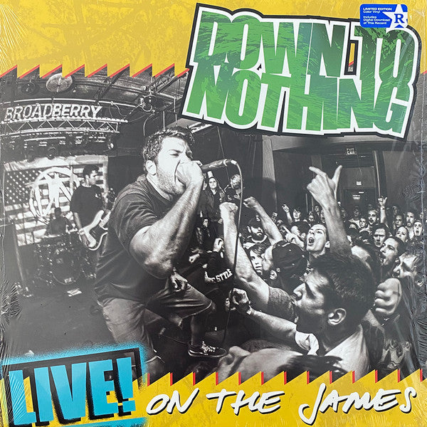 Down To Nothing : Live! On The James (LP,Limited Edition)