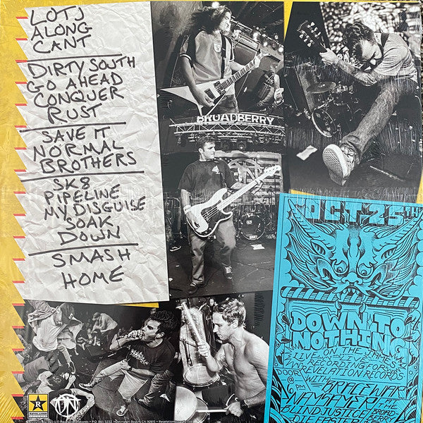 Down To Nothing : Live! On The James (LP,Limited Edition)