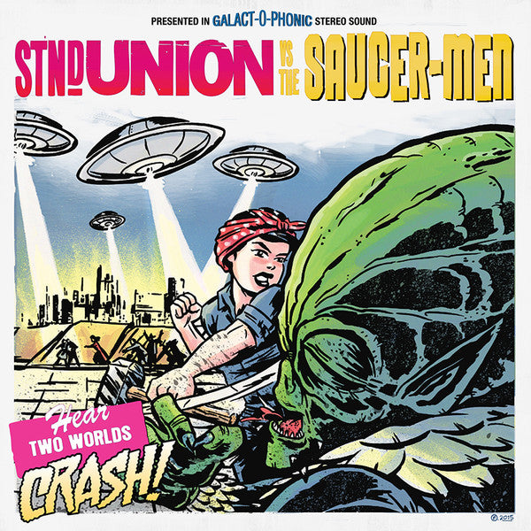 Standard Union Vs The Saucermen : Hear Two Worlds Crash! (7", EP)