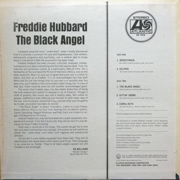 Freddie Hubbard : The Black Angel (LP,Album)