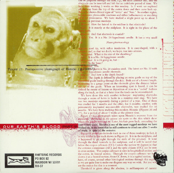Bastard Noise : Our Earth's Blood Part III (7",33 ⅓ RPM)