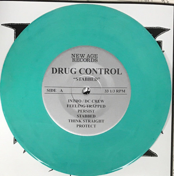 Drug Control : Stabbed (7", EP, Min)