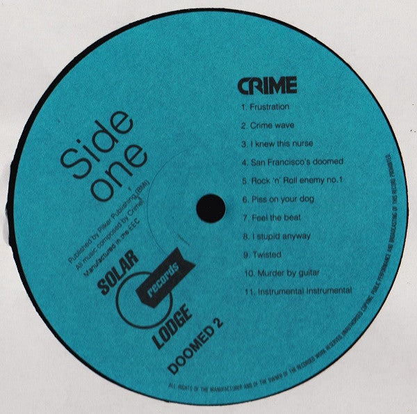 Crime (2) : San Francisco's Doomed (LP,Album)