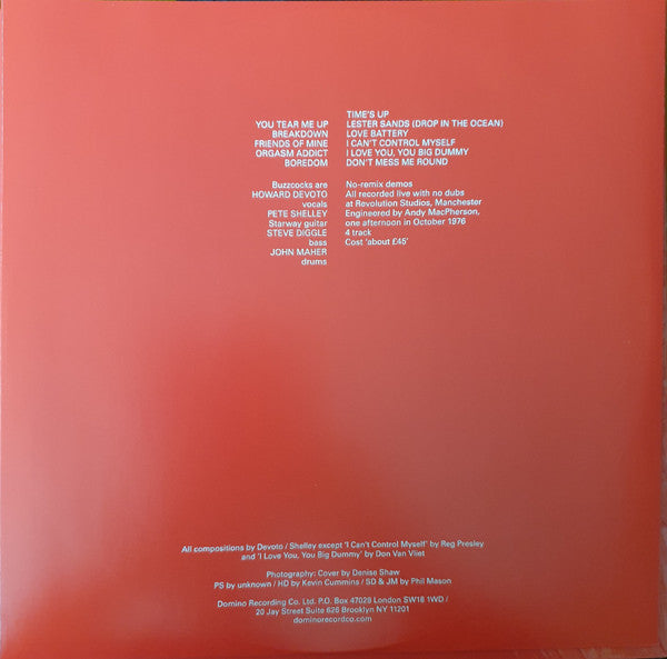 Buzzcocks : Time's Up! (LP,Reissue)