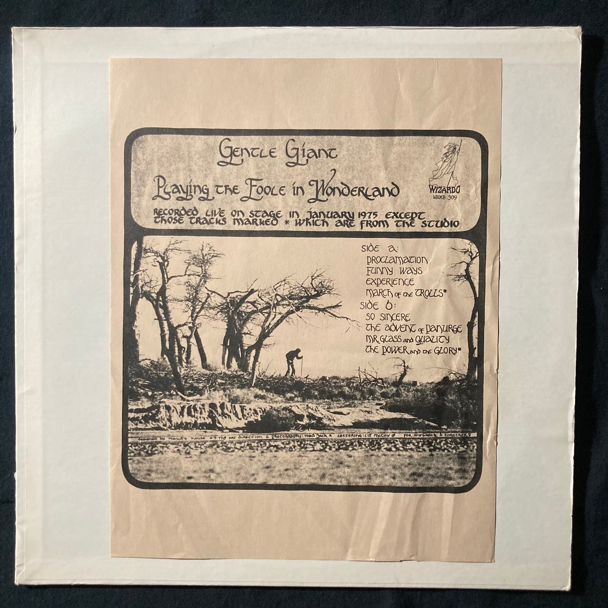 Gentle Giant - Playing The Foole In Wonderland (LP)