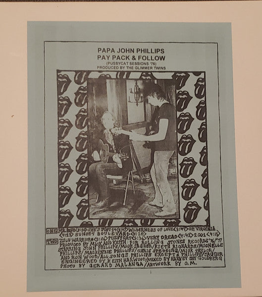 John Phillips - Pay Pack & Follow (Pussycat Sessions '76) (LP)